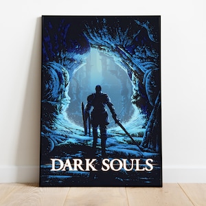 Póster de Dark Souls, arte mural y decoración del hogar, póster de videojuego de rol de acción desafiante, regalo