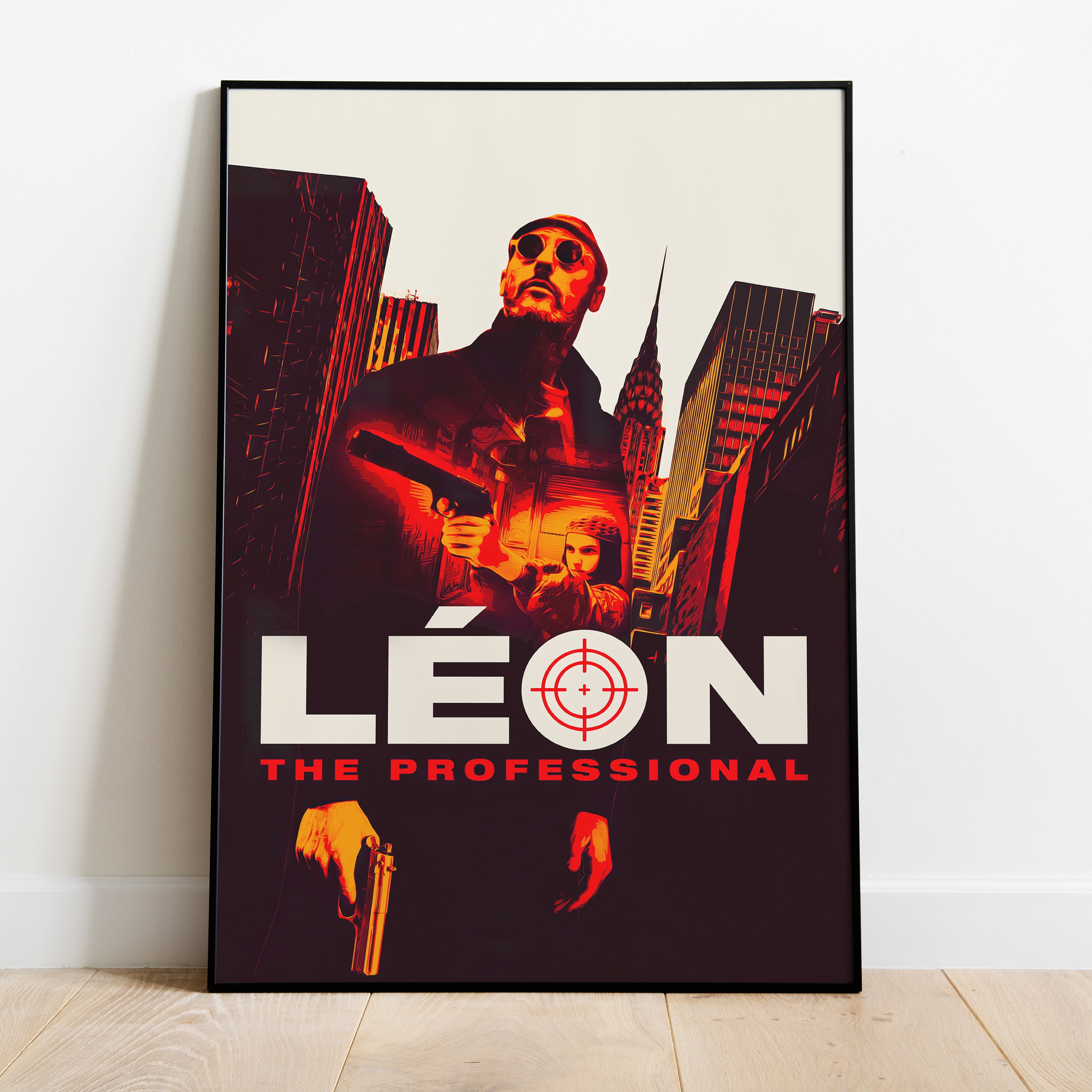 Leon: the Professional Poster, Wall Art & Home Decor, Crime Thriller ...