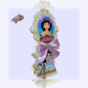 Personalized Favor Boxes - Princess Jasmine theme
