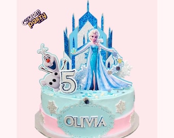 Frozen cake topper - Elsa