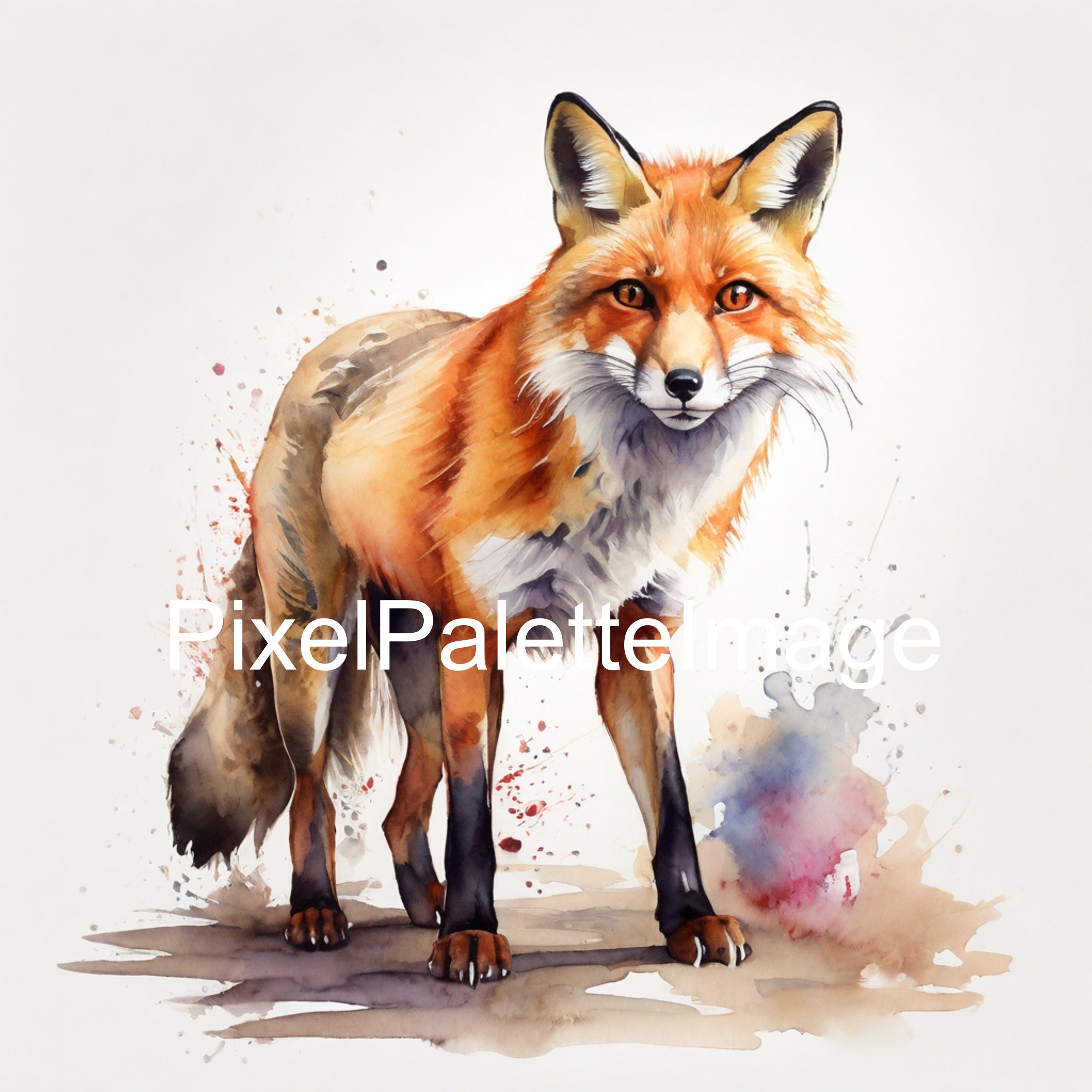 Fox Clip Art Clipart Bundle Digital Prints 10 High Quality Jpgs Digital