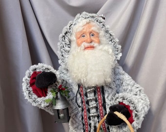 Santa OOAK Santa Handmade Heirloom Santa Father Christmas Christmas Collectable