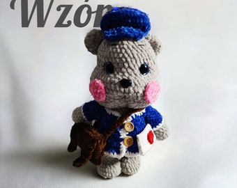 Patron au crochet - Charlie Bear - Saint Valentin - Patron ours en peluche Amigurumi