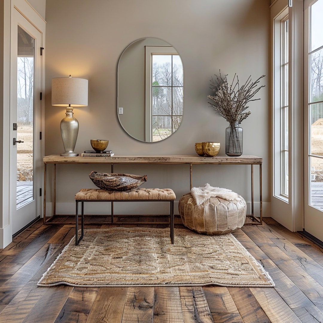 Oval Bathroom Mirror - Large Size Home Mirror - Vanity Mirror - Home ...