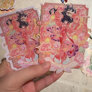 Magical Girl Princess Kimono Metal Bookmarks with Tassels – Fantasy Anime Bookmark, Individual or Set of 5 image 11