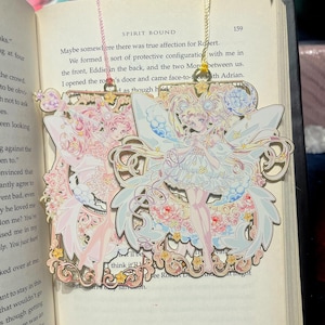 Magical Girl Moon Princess Metal Bookmark with Tassel SET OF 2