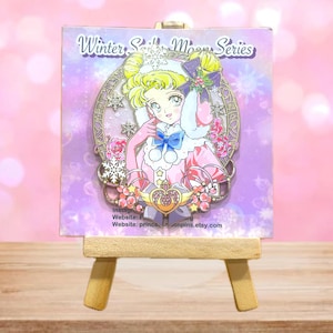 Winter Usa Pillera 3 inch Luxury Pin!! Pearlescent and glitter features! Extras after preorder!