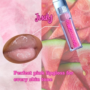 Custom Pink Lip Gloss – Vegan, Moisturizing & Shiny – Perfect Glossy Finish