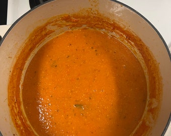 Geröstete Tomatensuppe für Gourmets