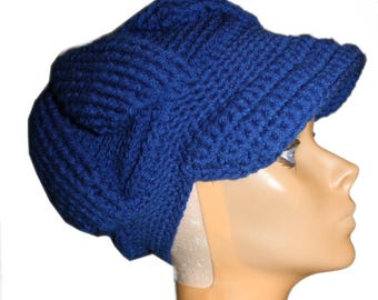 Crochet Beret Newsboy hat