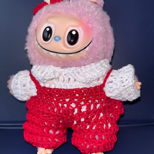 Labubu clothes crochet outfit