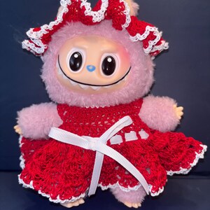 Labubu crochet doll clothes