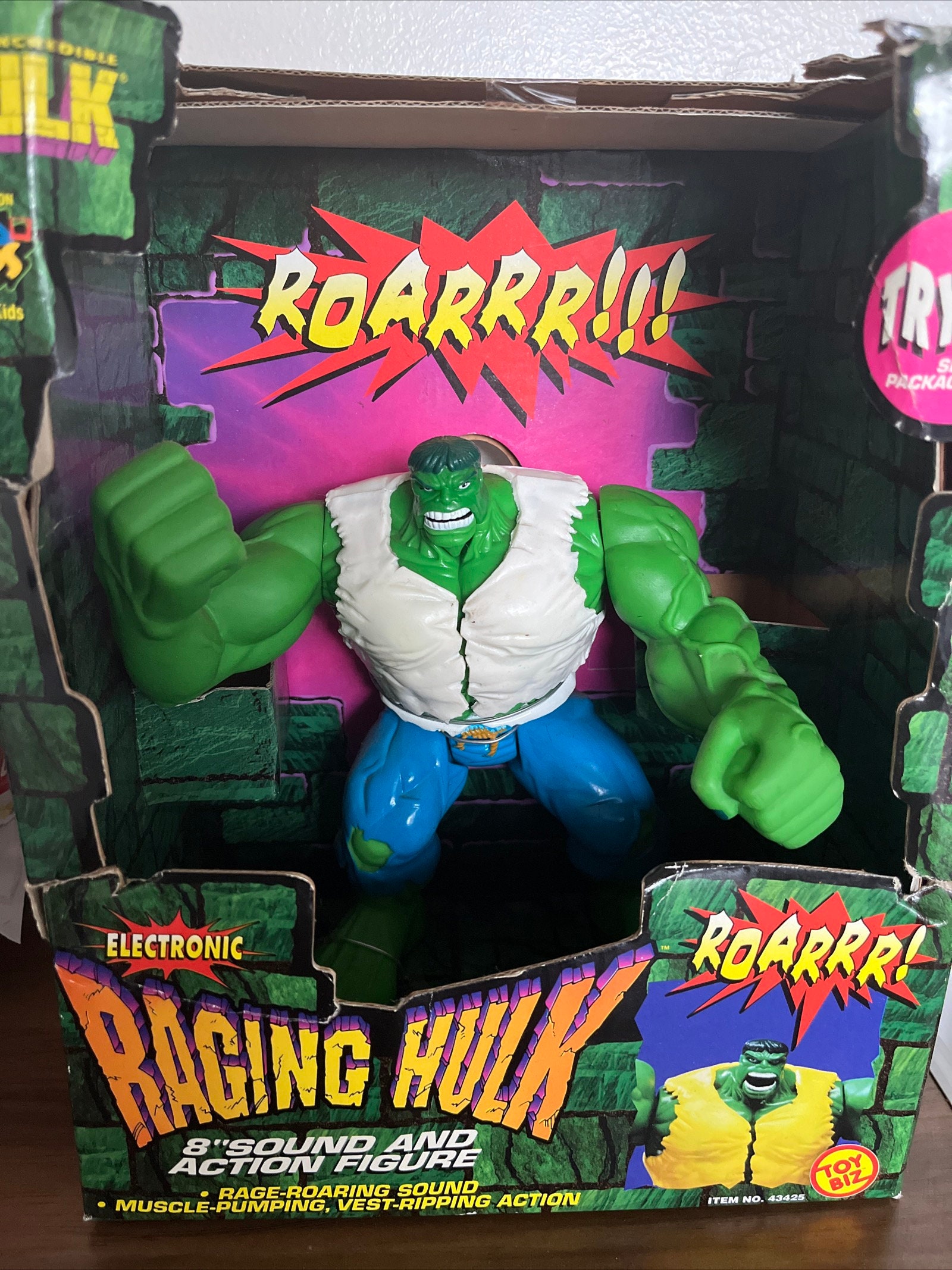 Raging sale hulk toy