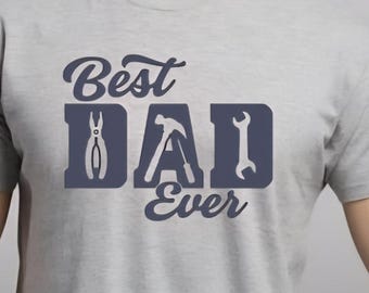 Dad Ever Tool Heat Transfer, Mechanic Handyman Shirt Design (Iron On)