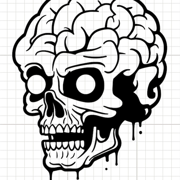 Melting Skull with Brain Heat Transfer