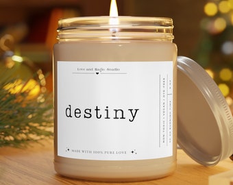 Destiny Candle,Wedding Gift,Gift for Soulmate,Anniversay Gift,Inspiration Candle,Self Affirmations Candle,Gift for Newlywed,Word of Wisdom