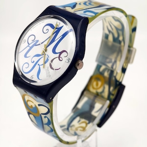 アンティーク Swatch 初代オートマブルーマチック　SAN100 1991 1991 Swatch Watch Automatic SAN100 Blue Matic Excellent Cond