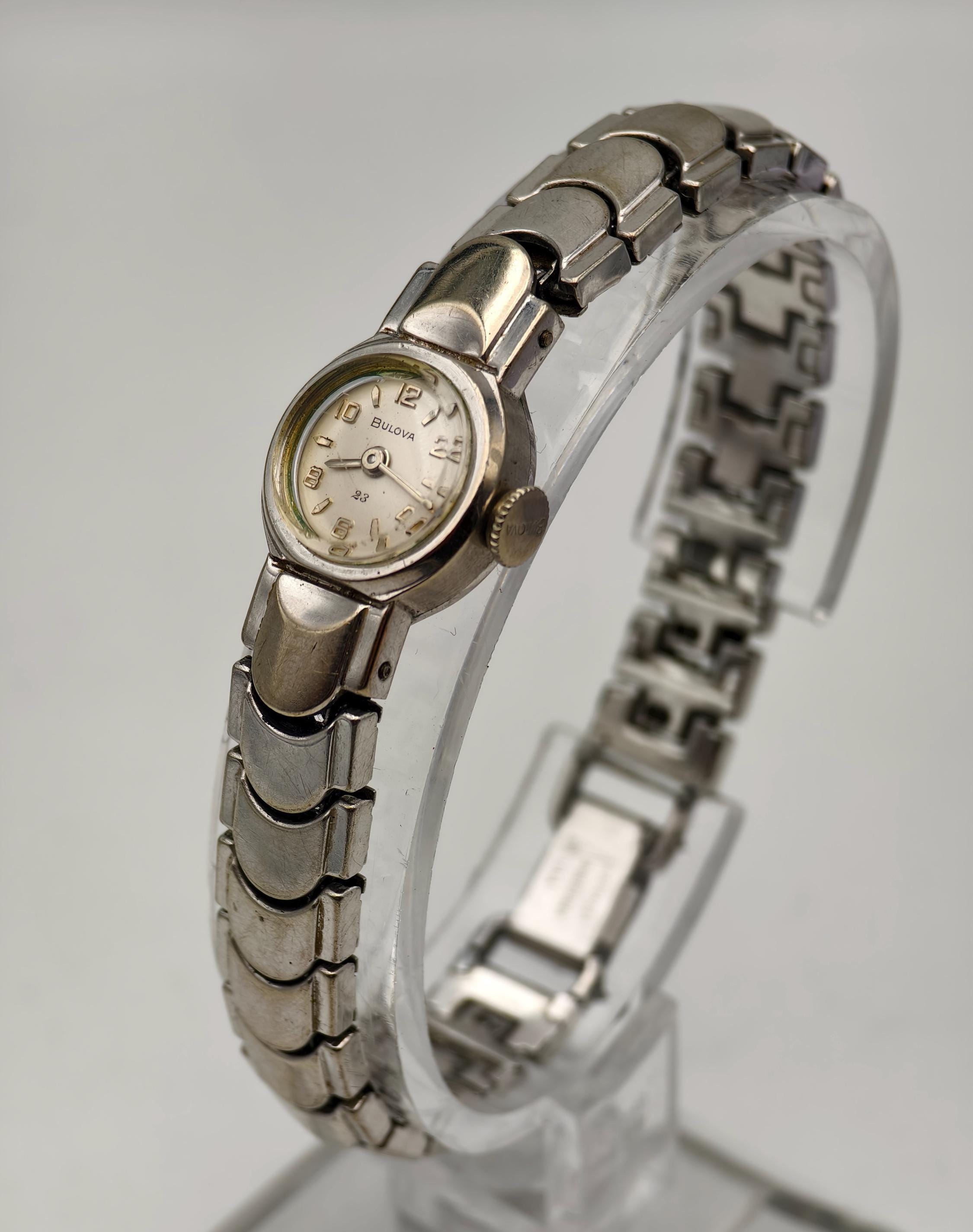 コ*ツ様 【ヴィンテージ】Bulova ブローバ　自動巻き腕時計 23 Jewe Yahoo!オークション -「23石自動巻き」(ブローバ) (は行)の落札