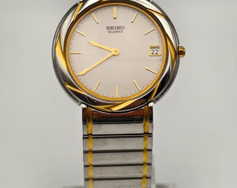 レア SEIKO セイコー デザイナー ゴールド QUARTZ 正確稼働 レトロ SEIKO Quartz Women's Watch