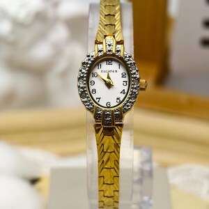 1990年代のヴィンテージ Elgin II レディース クォーツウォッチ 