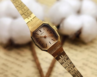 Vintage Seiko 1F21 5A00 Oval Lady Quartz Watch Japan JDM