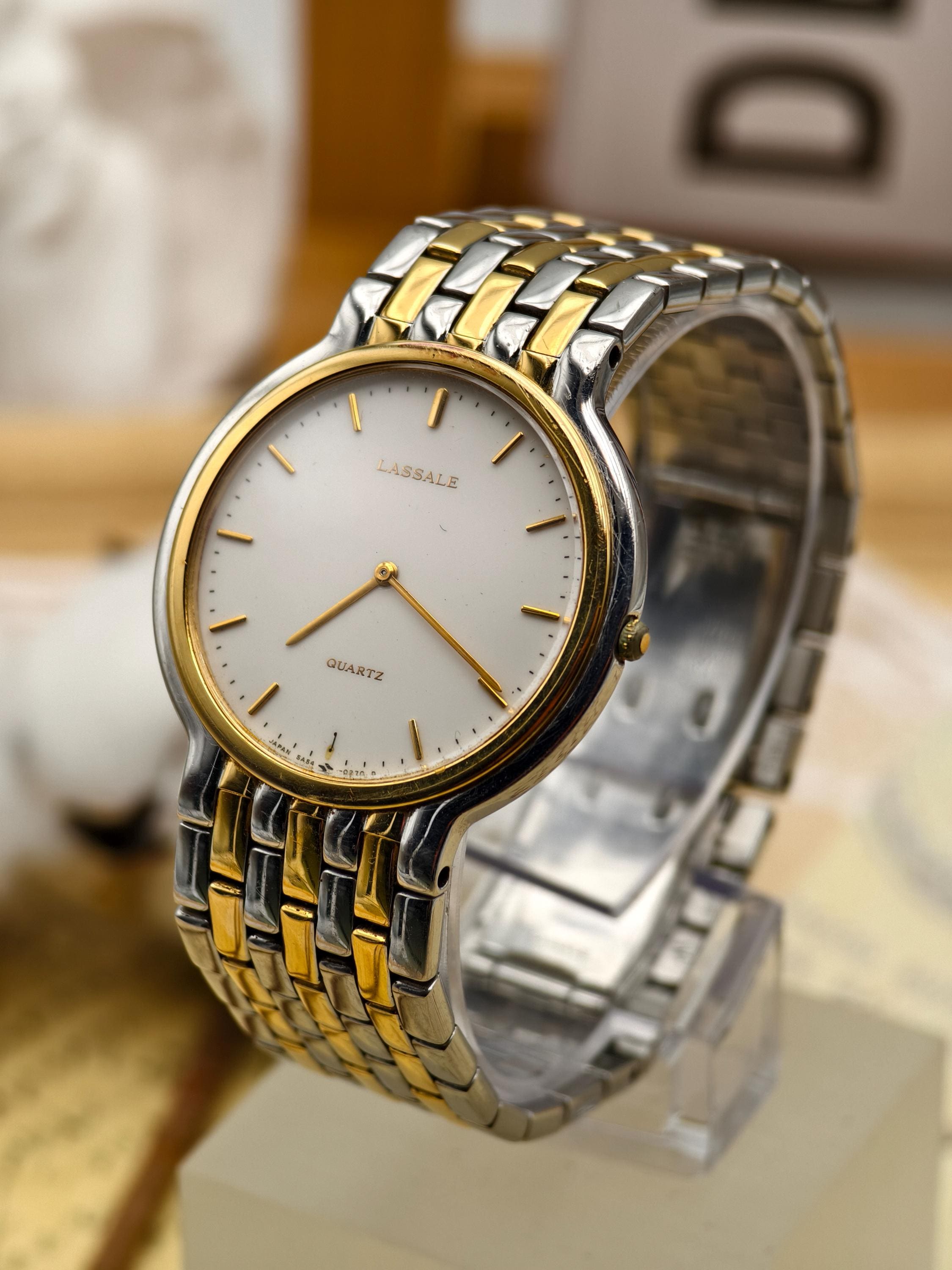 Vintage 1980s Seiko Lassale Ladies Quartz Two-tone Watch 32mm - Etsy