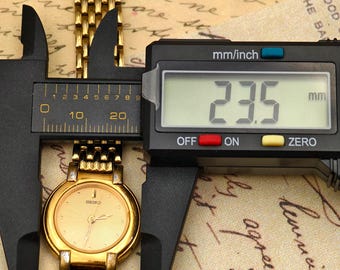 ヴィンテージ 1980年代 セイコー レディース クォーツ腕時計 ゴールド