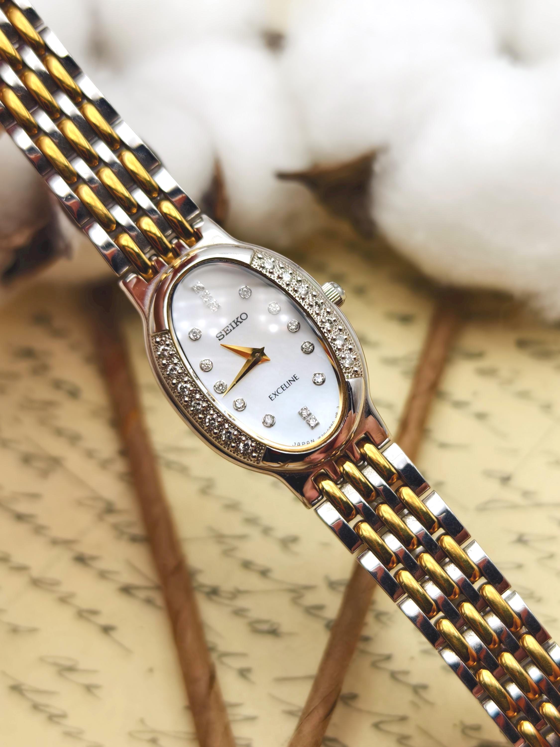 Seiko Exceline Diamond - Etsy