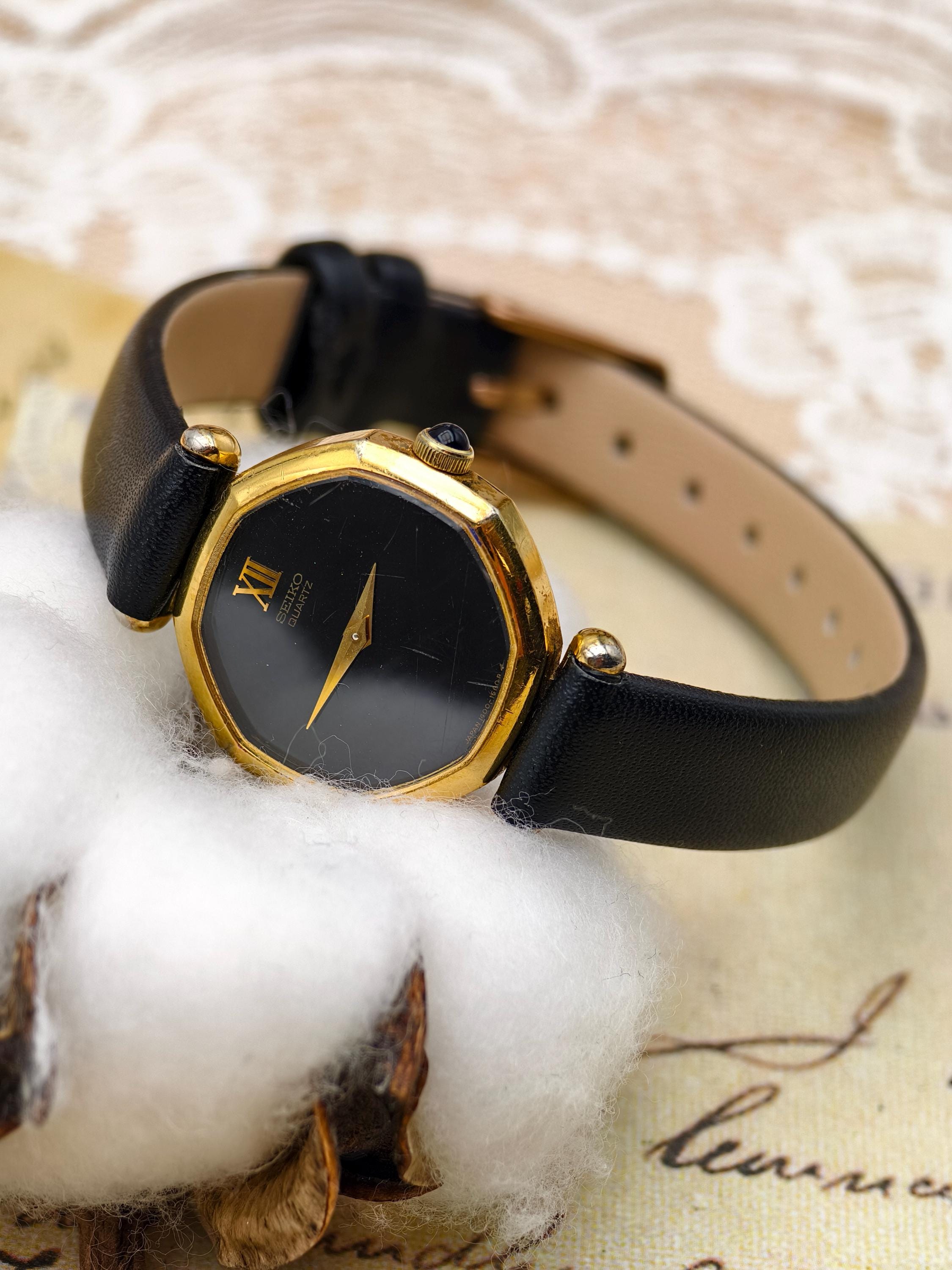 SEIKO 腕時計　レディース　ゴールド　オクタゴン　ドレス Seiko octagon watch women - Etsy 日本