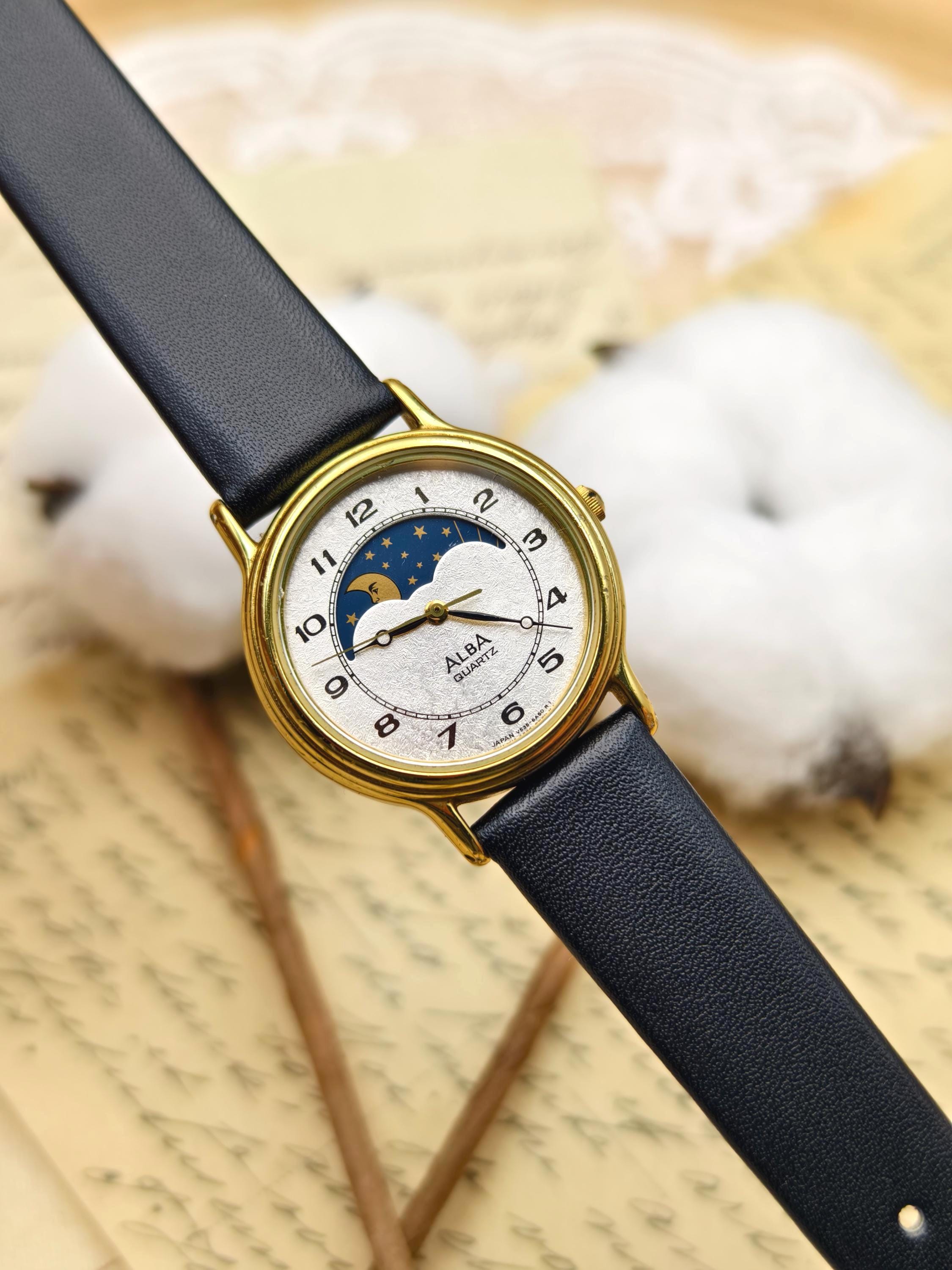 Moon phase watch seiko - Etsy 日本