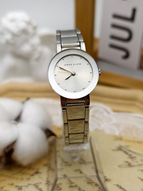 Anne Klein Ladies Quartz Watch Silver Dial 27mm Stainless  display picture 1