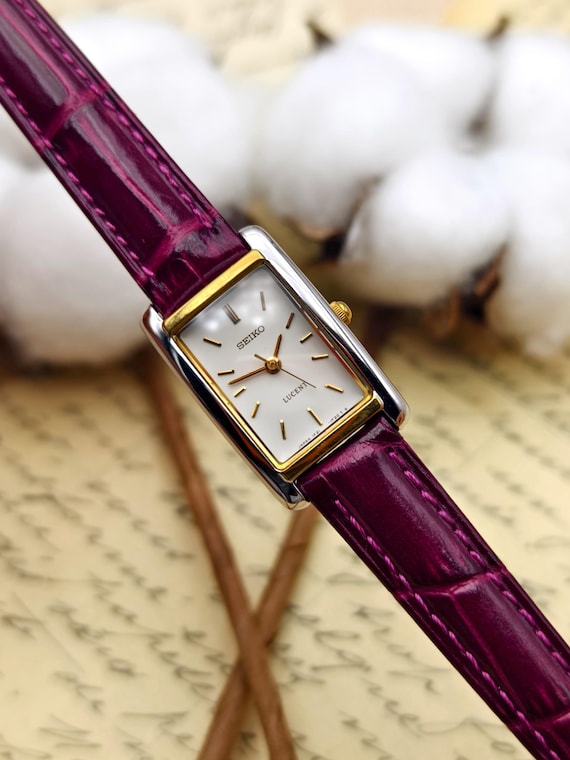 Vintage Seiko Lucent Ladies Two Tone Quartz Watch Rec… - Gem