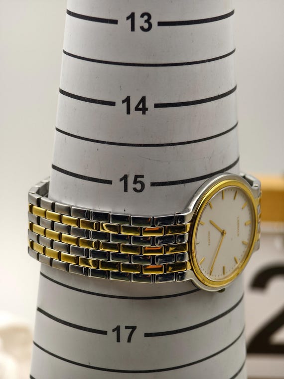 Vintage 1980s Seiko Lassale Ladies Quartz Two-tone Watch  display picture 1