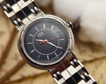 Vintage ESQ Movado Swiss Made Womens Quartz‎ Watch Stainless steel ESQ by Movado Swiss Quartz Women main image 2