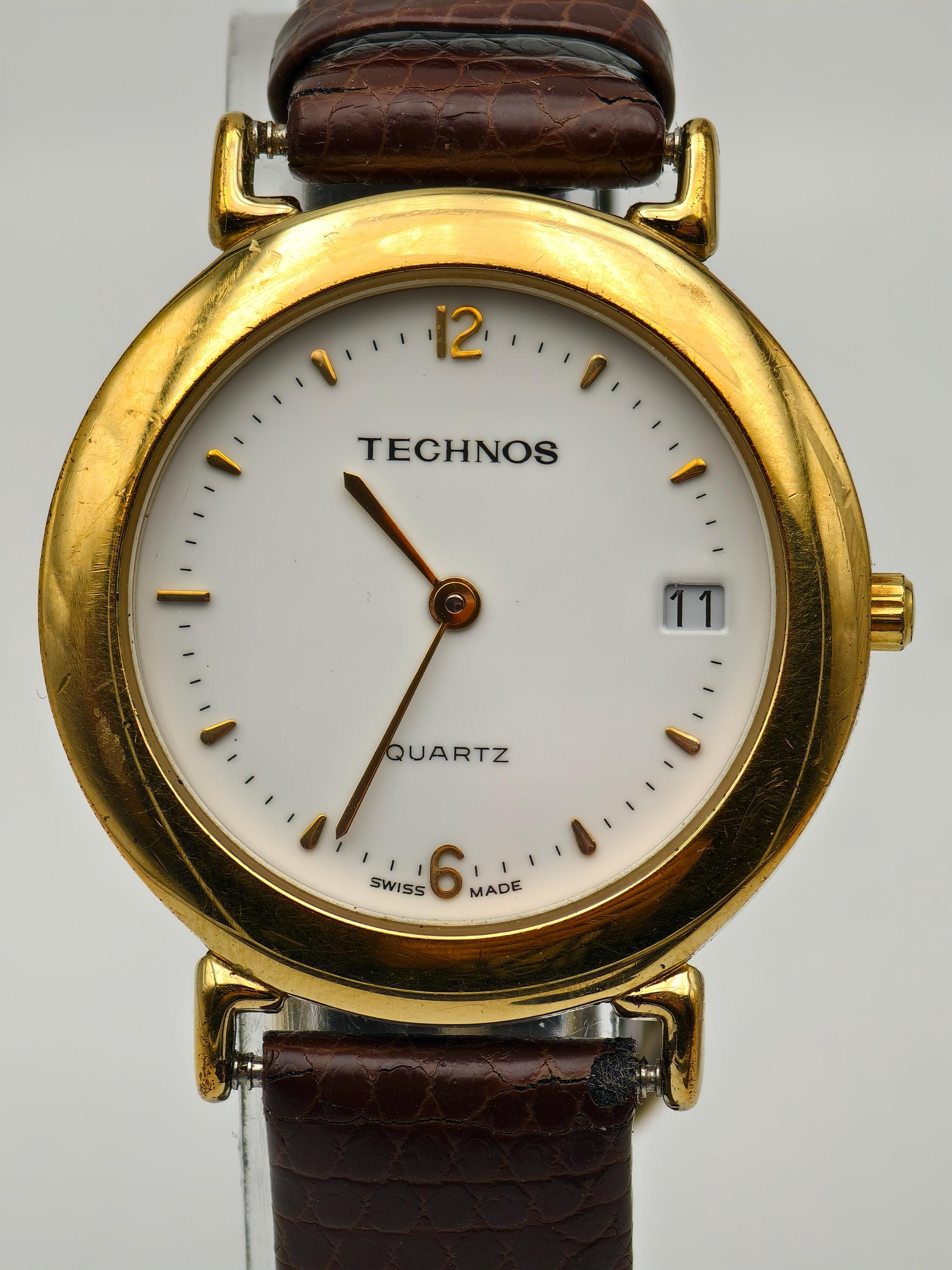 ヴィンテージ 1990年代 テクノス レディース クォーツウォッチ