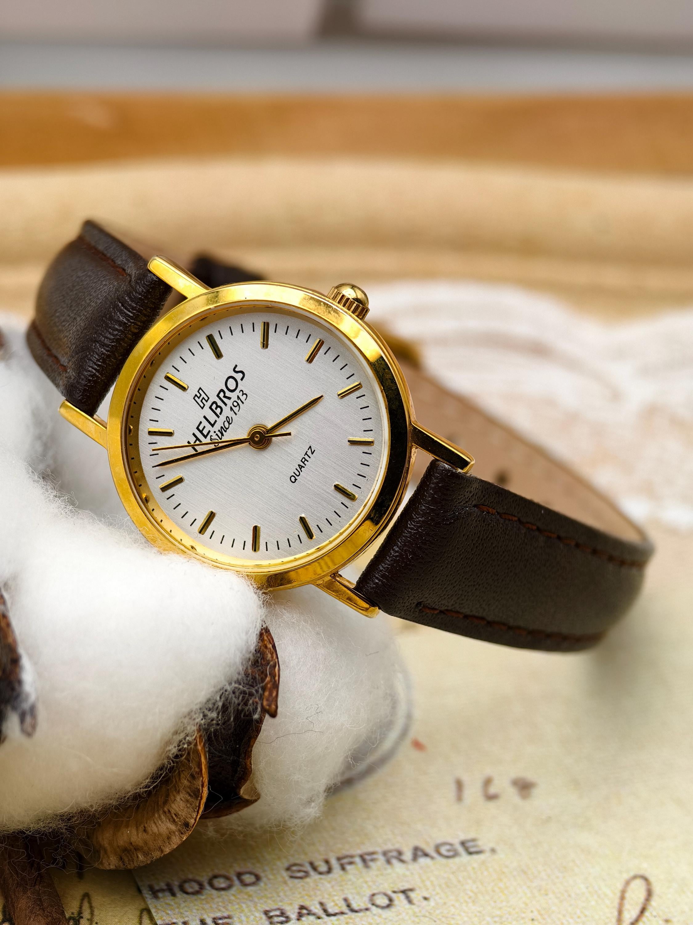 Montre Homme Helbros Quartz - Modèle 9 Go 90-3 - Acier - Pile Neuve (occasion)