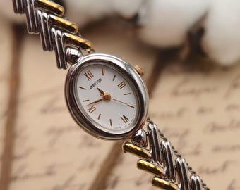 Vintage Peugeot Stainless Steel Cable and Gold Watch Peugeot Gold Watch - Etsy main image 4