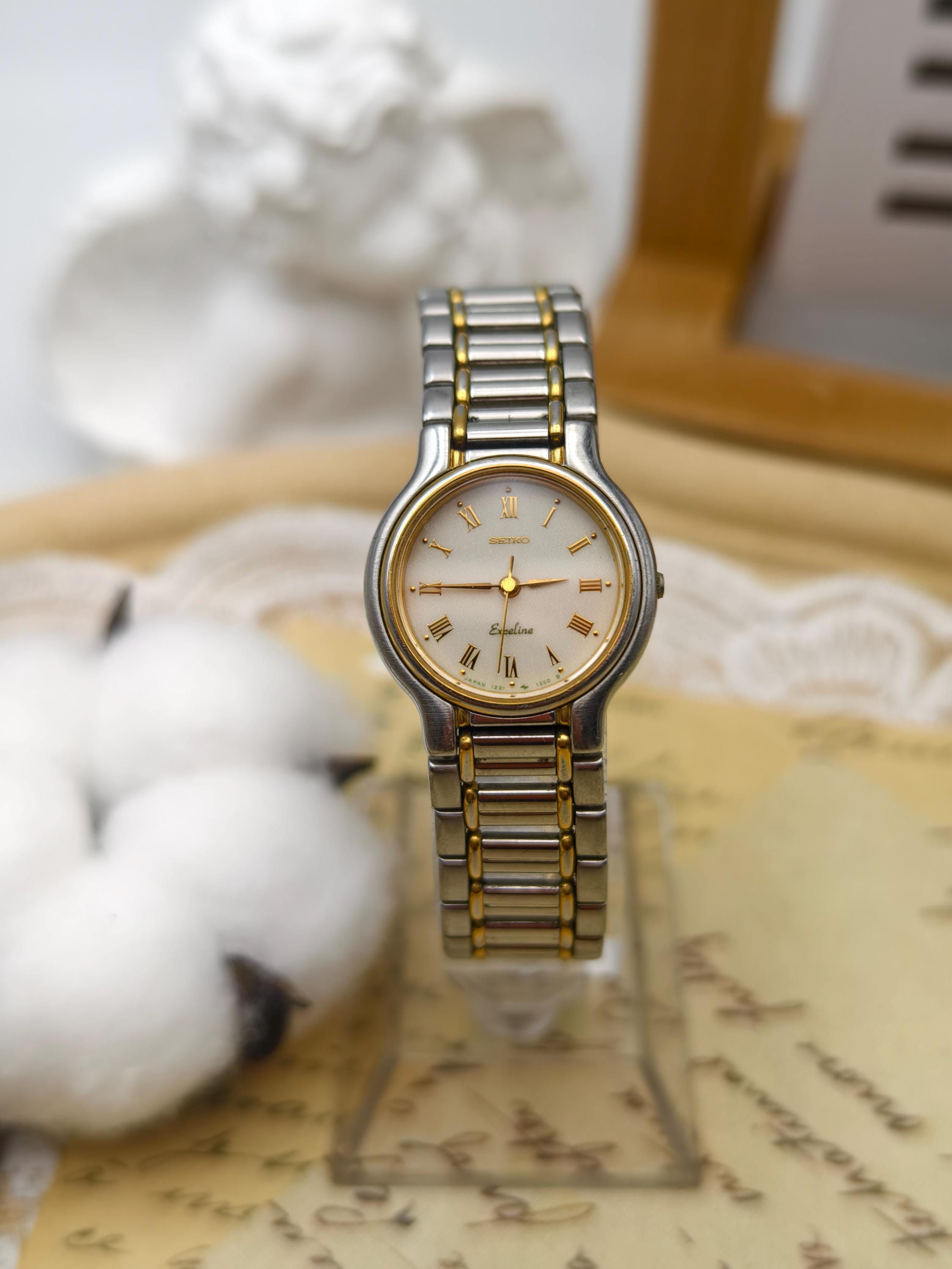 美品 SEIKO ゴールド×シャンパンゴールド文字盤 1990 ドレスウォッチ 美品 SEIKO ゴールド×シャンパンゴールド文字盤 1990 ドレスウォッチ