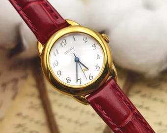 ヴィンテージ セイコー クォーツ ユニセックスウォッチ – 31.2 mm