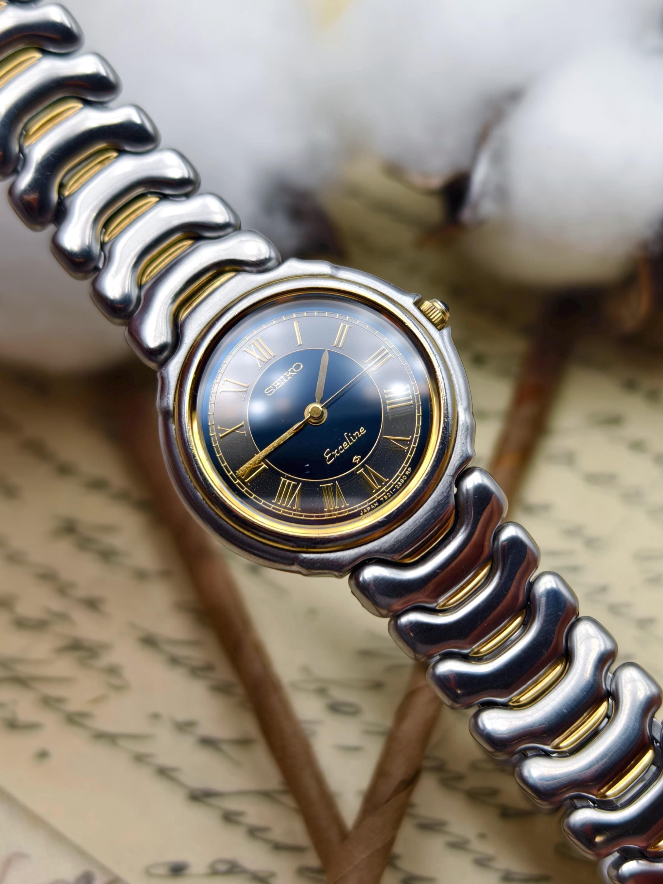 Vintage Seiko Exceline - Etsy