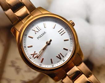 Original PULSAR BY SEIKO Ladies Cocktail Dress Watch Y590  display picture 3