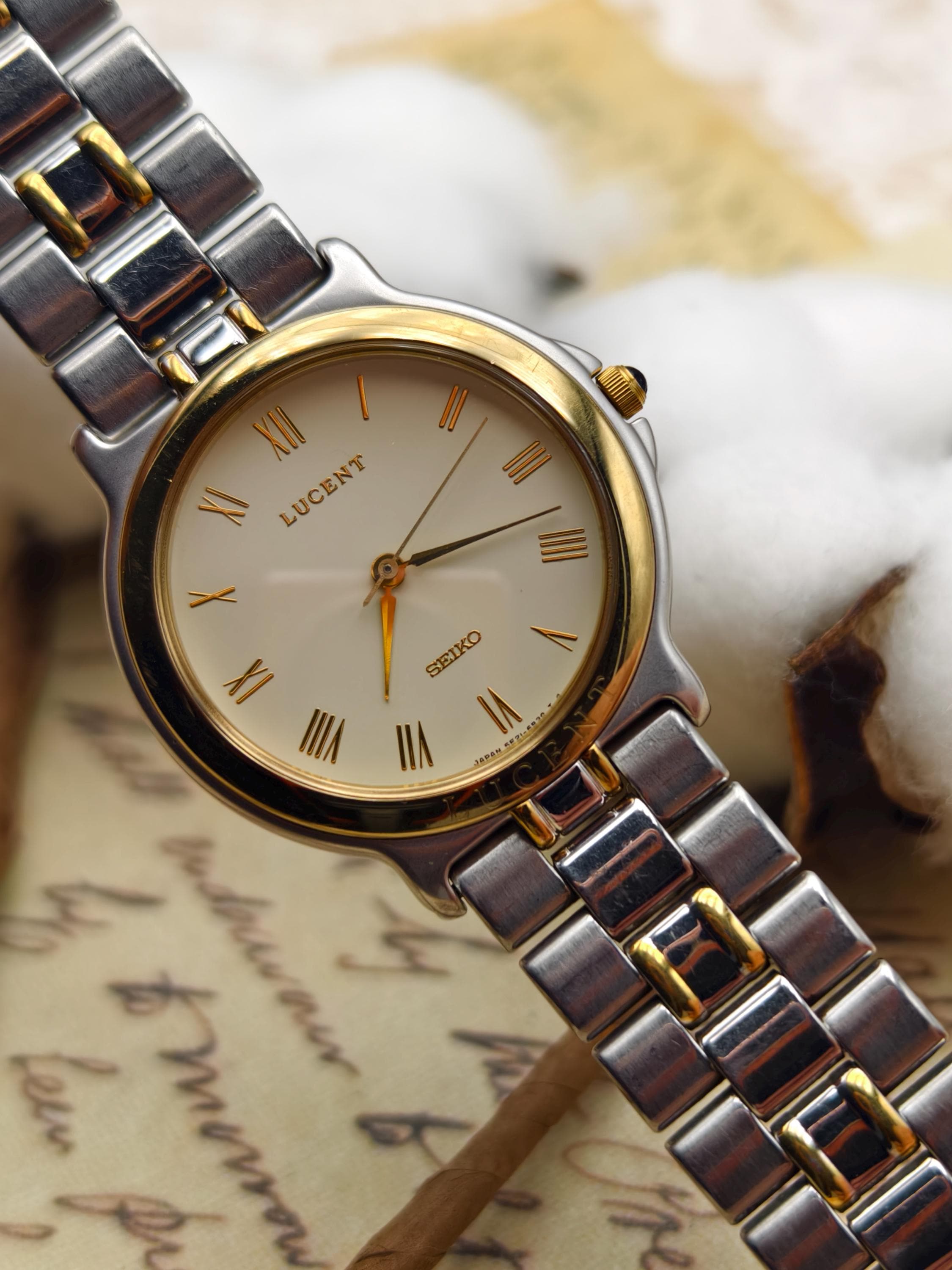 時計 SEIKO. LUCENT Vintage Seiko Lucent - Etsy