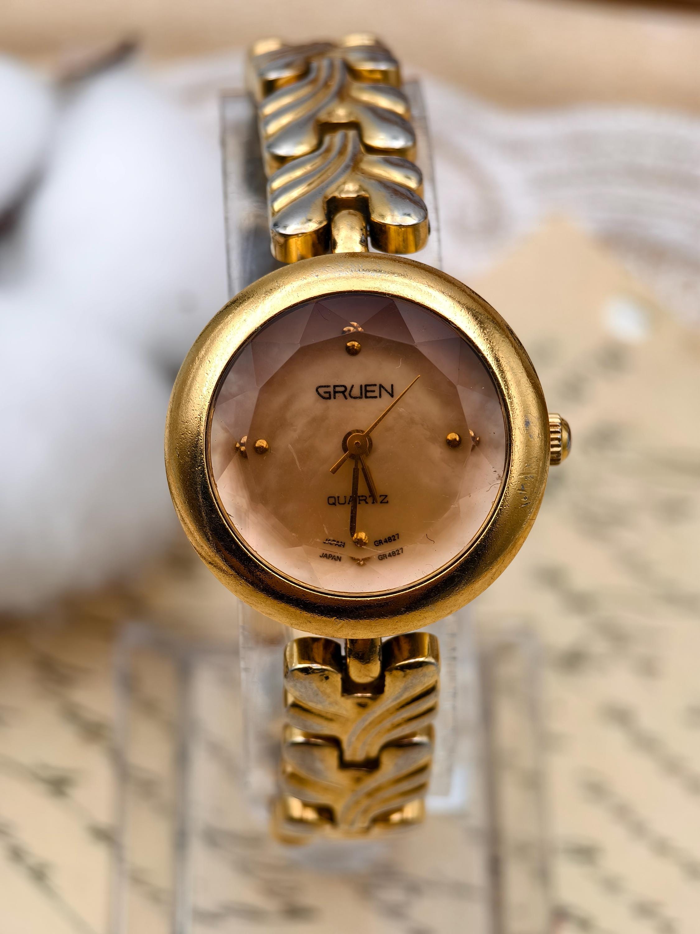 Gruen Women\'s Gold-Tone Vintage Bracelet Watch - Gold Buy Gruen Diamond Precision Quartz Watch | Second Hand  main image 4