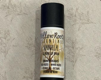Vanilla lip balm - natural organic lip balm - spa gift for her - basket filler - Mother's Day - birthday gift