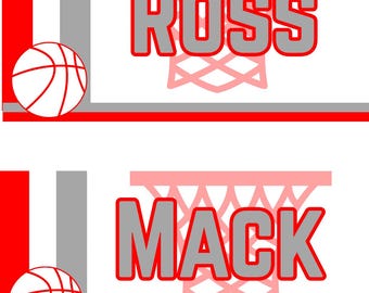 Cheerleader and Basketball Player Locker Sign Bundle | Customizable and Printable | Customize in Canva