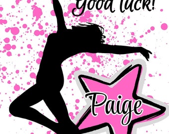 Dance Team Locker Sign: Customizable Canva Template (Digital Download)
