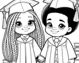 Graduation Coloring Sheet
