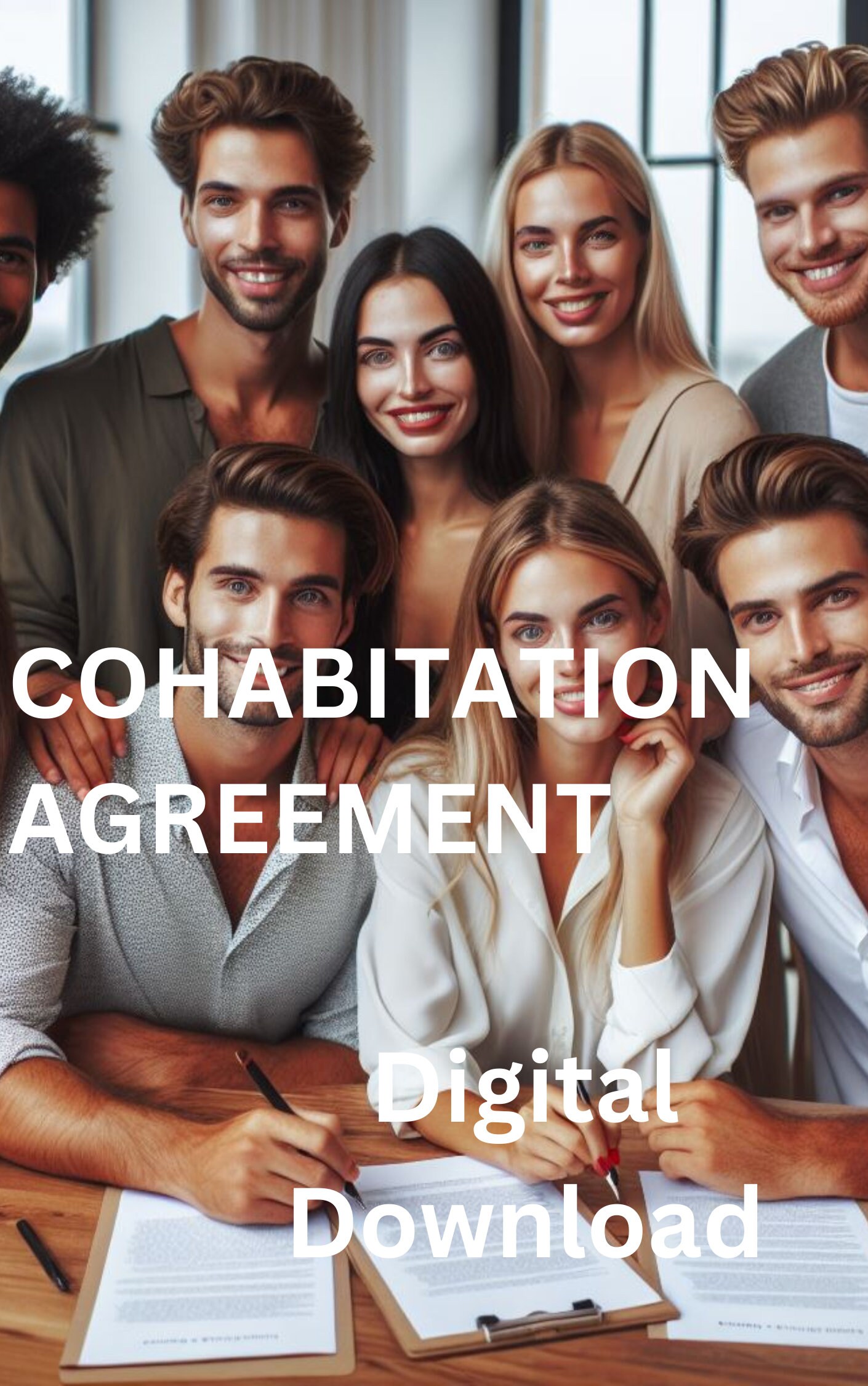 Cohabitation Agreement: Fillable Digital Template for Smooth Partnership