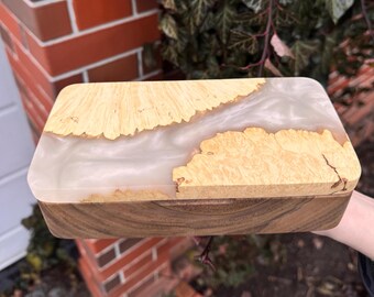 Personalized Baby Memory Box – Custom Engraved Wooden Keepsake for Newborn, First Year Gift, Baby Shower & Baptism Gift