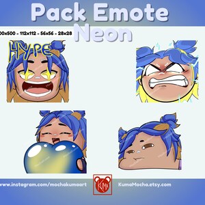 Cute Pack Emote Neon from VALORANT - twitch emote chibi Neon - Twitch emotes | youtube | discord emotes | kick | VALORANT emotes | Neon